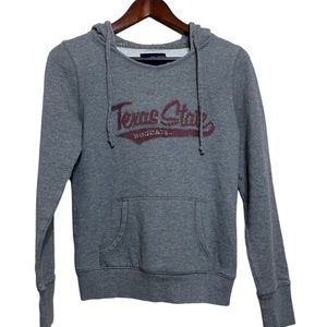 4/$24 Texas State University Bobcats Hooded Sweater Size Medium